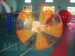 Custom Drop Stitch Kayak, Half Color Water Ball Orange and Transparent with Wholesale Price