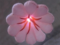 Led licht opblaasbare bloem