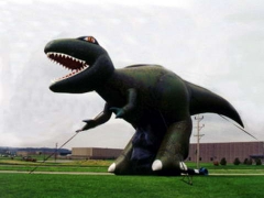 Nieuwe aankomst Opblaasbare dinosaurussen voor Jurassic Park