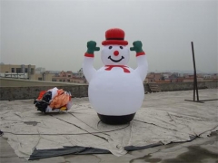 Opblaasbare kerstmis sneeuwpop