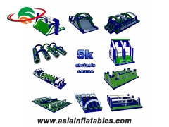 Best-selling Outdoor Inflatable 5K meters adult obstacles giant inflatable obstacle course