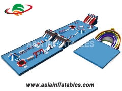 Custom Drop Stitch Inflatables, Frame Pool Inflatable Slide Float Water Park Toys for Land Park with Wholesale Price