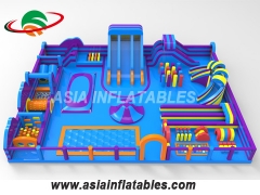 Interactive Inflatable Moonwalk Castle Combo Inflatable Trampoline Park