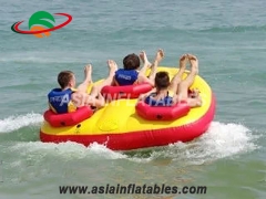 Look better Customized 3 Person Inflatable Water Sports Jet Ski Towable Ski Boat Tube