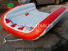 Hot sell 2 Person Water Sports Floating Platform Inflatable FlyingTube Towable