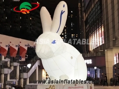 LED Light Advertising Inflatable Rabbit For Mall