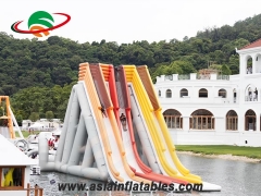 Above Ground Pools, Best Sellers customize 2 lanes Challange inflatable water slide adult or kids
