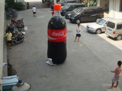 4m coca cola opblaasbare fles replica
