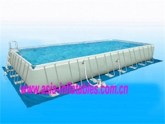 Rectangular Metal Frame Swimming Pool