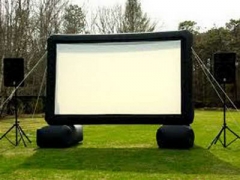 Air seald opblaasbare film scherm