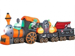 Halloween opblaasbare trein decoratie