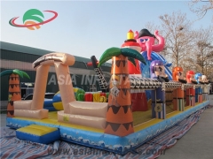 Extreme Run Challenge Inflatable Fun House
