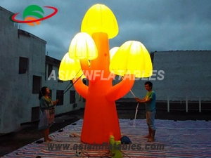 Led Inflatable Mushroom For Outdoor