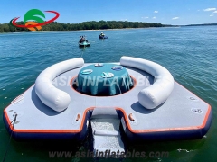 opblaasbare boot tent zon onderdak lounge platform