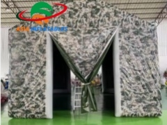 Custom Inflatable Military Tent Camping Tent For Emergency Accommodation, Inflatable Car Showcase With Wholesale Price