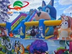 #Bluey Jumping Castle Combo Springkussen Verhuur fabrikanten