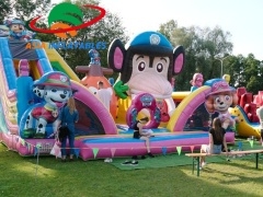 New Styles PAW Patrol Fun World Jumping Inflatable Playground For Sale