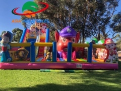 Custom Drop Stitch Kayak, Inflatable Toy PAW Patrol Inflatable Trampoline For Kids with Wholesale Price