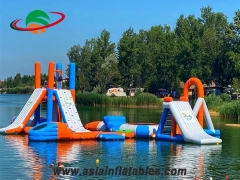 Opblaasbaar waterpark, opblaasbare waterspellen, combo