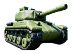 Opblaasbare tank