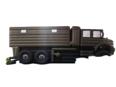 Opblaasbare militaire vrachtwagen