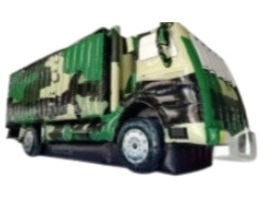 Opblaasbare militaire vrachtwagen